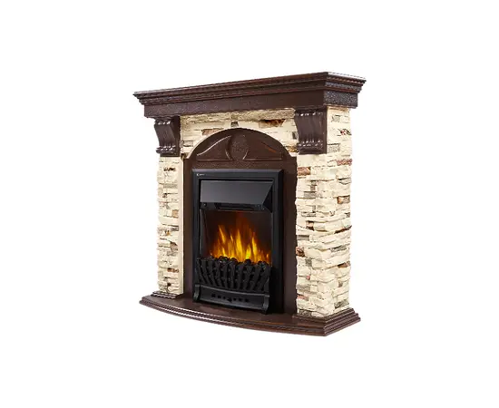 Firelight Torre Classic камень сланец натуральный, шпон темный дуб, - 2