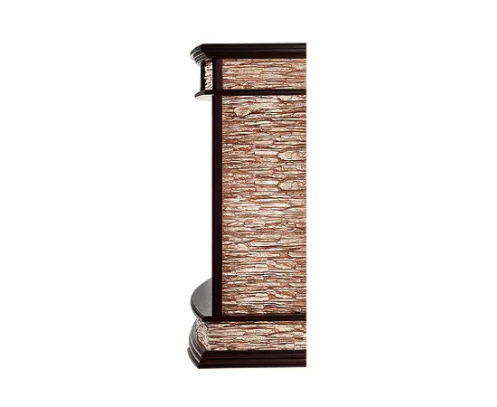 Firelight Scala 30 камень сланец скалистый бурый, шпон тёмный дуб, - 3 Firelight Scala 30 камень сланец скалистый бурый, шпон тёмный дуб, - 3