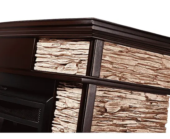 Firelight Scala 30 камень сланец скалистый бурый, шпон тёмный дуб, - 4 Firelight Scala 30 камень сланец скалистый бурый, шпон тёмный дуб, - 4