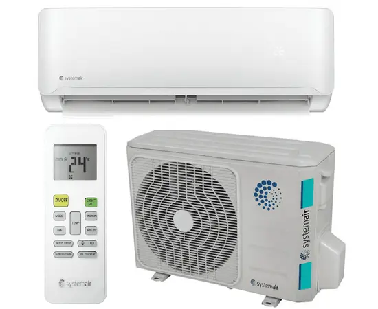 Systemair Sysplit Wall Nordic12 EVO PH Q, Рекомендуемая площадь и мощность: 35 м² - 3,5 кВт, Тип кондиционера: Инверторный