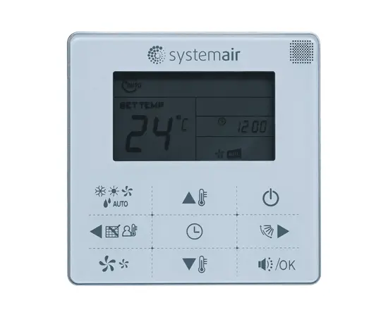 Systemair Sysplit Duct 96 HP R, Рекомендуемая площадь и мощность: 280 м² - 28 кВт, - 3