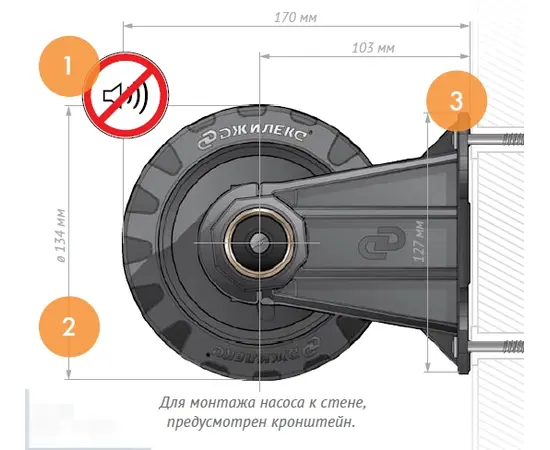 Джилекс водомет 55/50 М, - 6