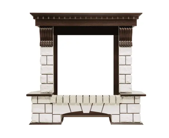 Royal Flame Pierre Luxe угловой Темный дуб
