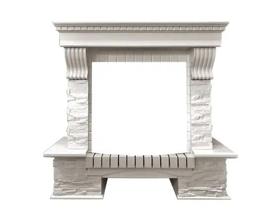 Royal Flame Pierre Luxe Белый/Сланец белый Royal Flame Pierre Luxe Белый/Сланец белый