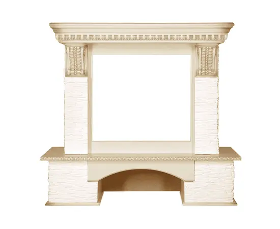 Royal Flame Pierre Luxe Сланец белый/Слоновая кость Royal Flame Pierre Luxe Сланец белый/Слоновая кость