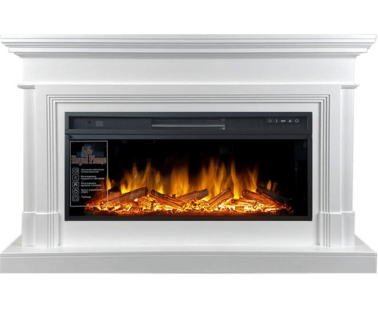 Каминокомплект Royal Flame Coventry Белый с очагом Vision 42 LOG LED