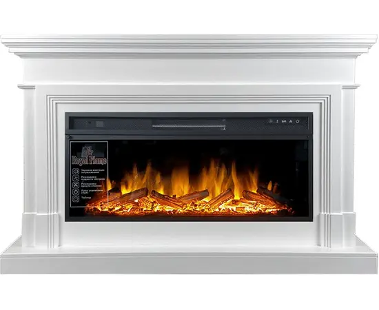 Каминокомплект Royal Flame Coventry Белый с очагом Vision 42 LOG LED