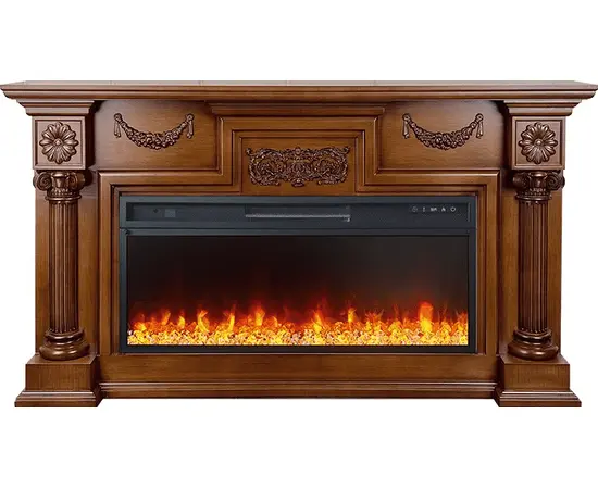 Каминокомплект Royal Flame London Орех с очагом Vision 42 LED Каминокомплект Royal Flame London Орех с очагом Vision 42 LED
