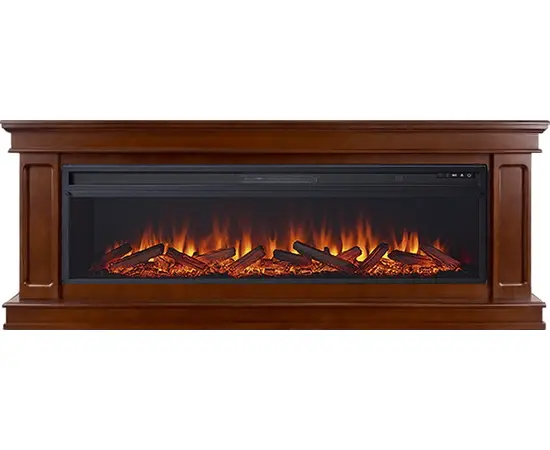 Каминокомплект Royal Flame Geneva 60 Темный дуб с очагом Vision 60 LOG LED