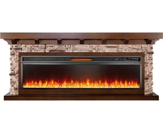 Каминокомплект Royal Flame Chalet 60 Темный дуб с очагом Vision 60 LED