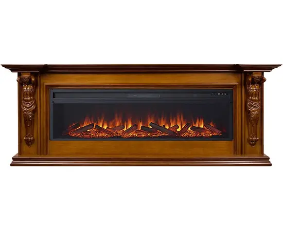 Каминокомплект Royal Flame Sparta 60 Орех с очагом Vision 60 LOG LED