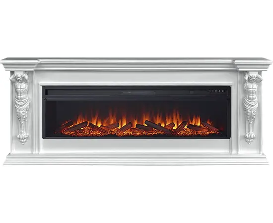 Каминокомплект Royal Flame Sparta 60 Белый с очагом Vision 60 LOG LED