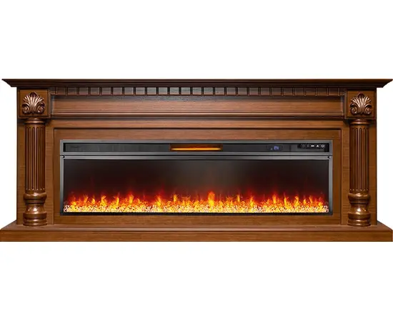 Каминокомплект Royal Flame Edinburg 60 Орех с очагом Vision 60 LED