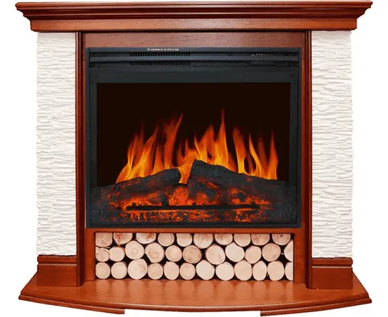 Каминокомплект Royal Flame Country Орех/Сланец белый с очагом Jupiter FX New Каминокомплект Royal Flame Country Орех/Сланец белый с очагом Jupiter FX New