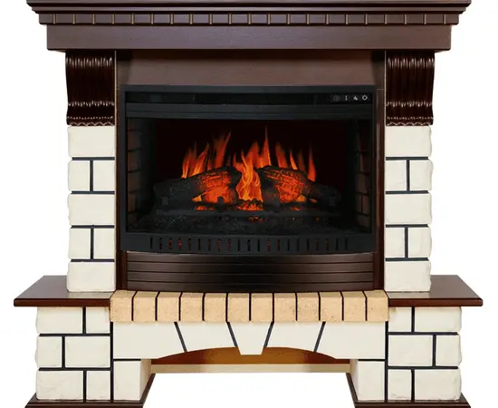 Каминокомплект Royal Flame Pierre Luxe Темный дуб/Белый 1075 с очагом Dioramic 26 LED FX Каминокомплект Royal Flame Pierre Luxe Темный дуб/Белый 1075 с очагом Dioramic 26 LED FX