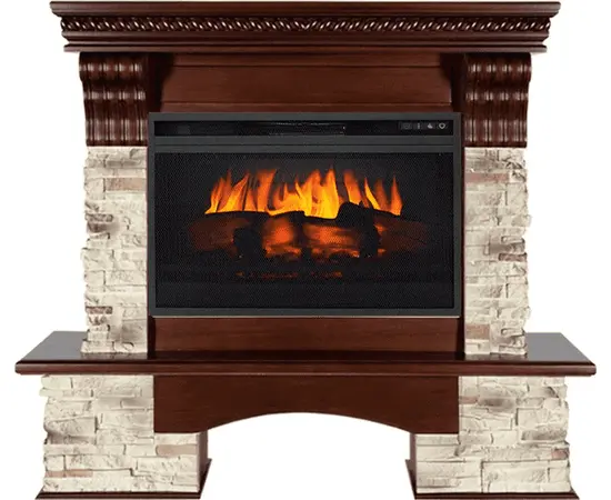 Каминокомплект Royal Flame Aberdeen Темный дуб с очагом Vision 26 EF LED 3D FX Каминокомплект Royal Flame Aberdeen Темный дуб с очагом Vision 26 EF LED 3D FX