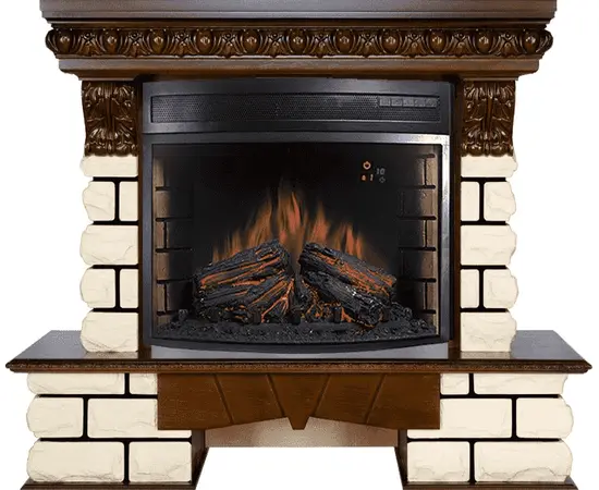 Каминокомплект Royal Flame Pierre Luxe LORD Темный дуб/Белый с очагом Dioramic 28 LED FX Каминокомплект Royal Flame Pierre Luxe LORD Темный дуб/Белый с очагом Dioramic 28 LED FX