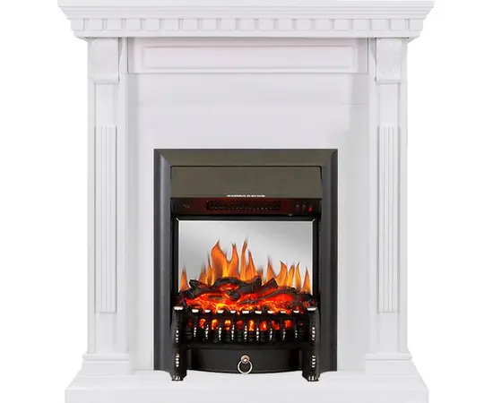 Каминокомплект Royal Flame Orlean Белый с очагом Fobos FX M Black