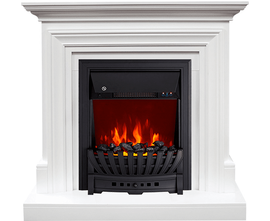 Каминокомплект Royal Flame Bradford Белый с очагом Aspen Black