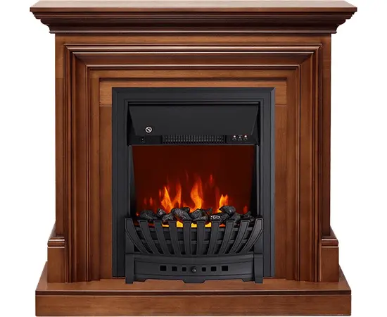Каминокомплект Royal Flame Bradford Орех с очагом Aspen Black
