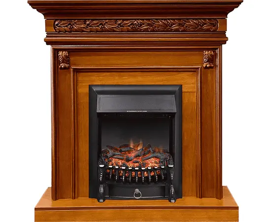 Каминокомплект Royal Flame Valletta Орех с очагом Fobos FX Black