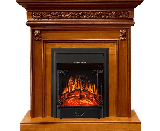 Каминокомплект Royal Flame Valletta Орех с очагом Majestic FX Black