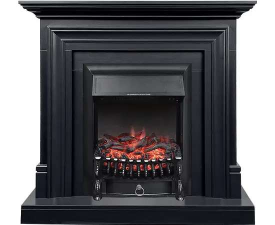 Каминокомплект Royal Flame Bradford Серый графит с очагом Fobos FX Black Каминокомплект Royal Flame Bradford Серый графит с очагом Fobos FX Black