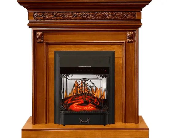 Каминокомплект Royal Flame Valletta Орех с очагом Majestic FX M Black