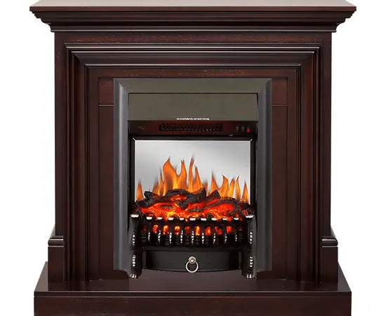  Каминокомплект Royal Flame Bradford Темный дуб с очагом Fobos FX M Black