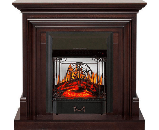  Каминокомплект Royal Flame Bradford Темный дуб с очагом Majestic FX M Black