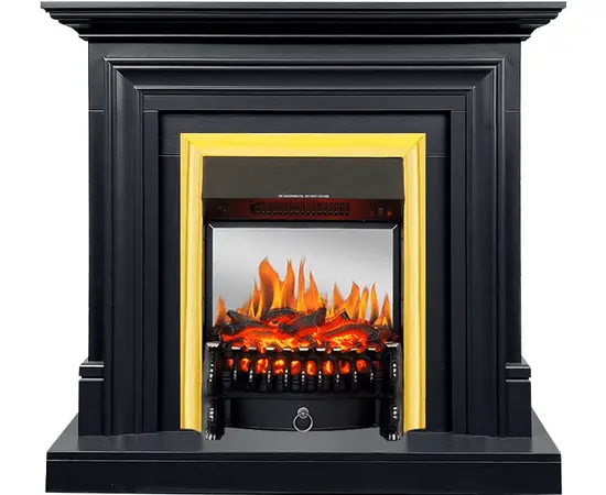 Каминокомплект Royal Flame Bradford Серый графит с очагом Fobos FX M Brass