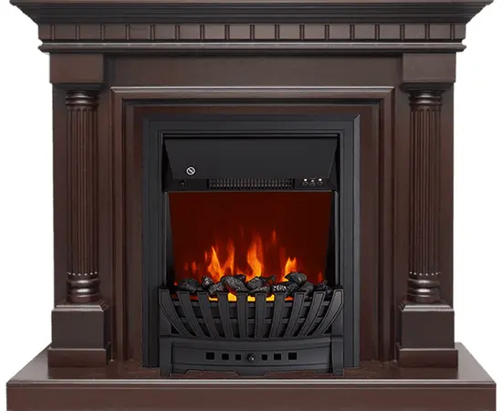 Каминокомплект Royal Flame Dallas Темный дуб с очагом Aspen Black Каминокомплект Royal Flame Dallas Темный дуб с очагом Aspen Black