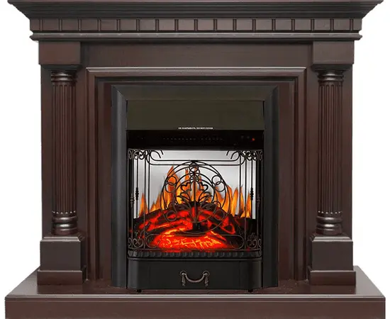 Каминокомплект Royal Flame Dallas Темный дуб с очагом Majestic FX M Black