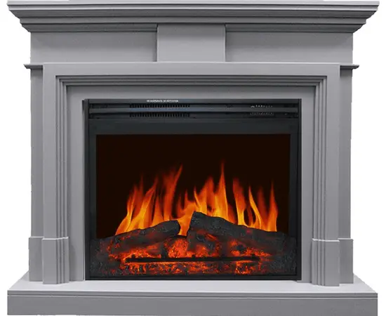 Каминокомплект Royal Flame Coventry Grey Серый с очагом Jupiter FX New