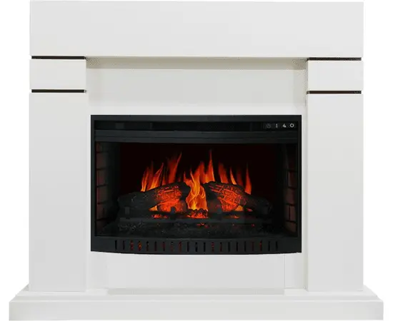 Каминокомплект Royal Flame Lindos Белый с очагом Dioramic 26 LED FX
