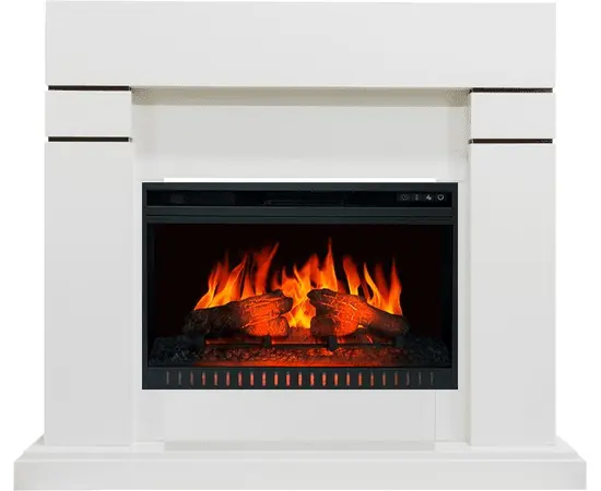 Каминокомплект Royal Flame Lindos Белый с очагом Vision 26 EF LED FX
