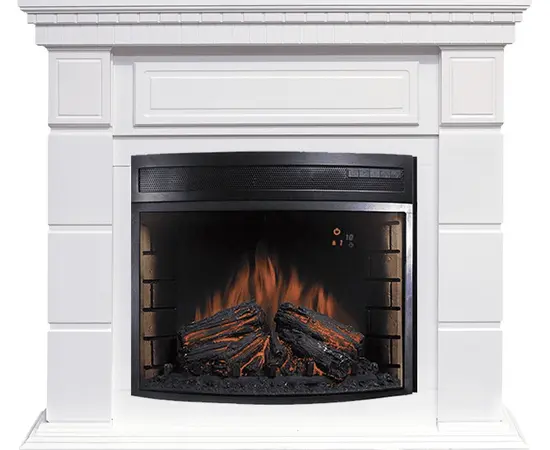 Каминокомплект Royal Flame Portland Белый с очагом Dioramic 28 LED FX