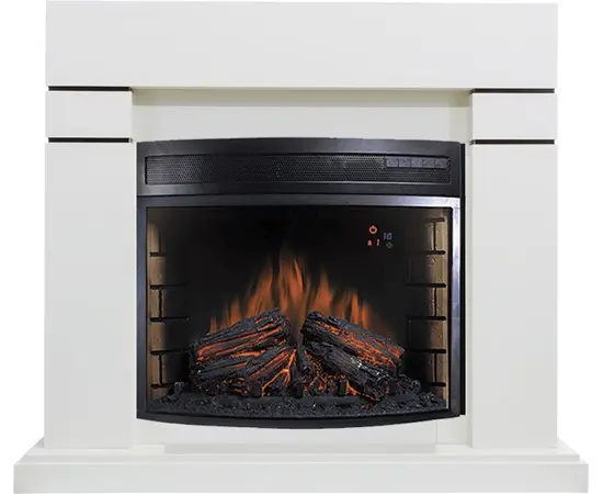 Каминокомплект Royal Flame Lindos Белый с очагом Dioramic 28 LED FX