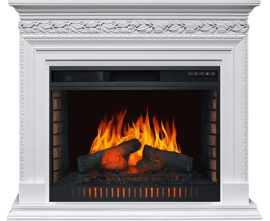 Каминокомплект Royal Flame Valletta Белый с очагом Vision 30 EF LED FX