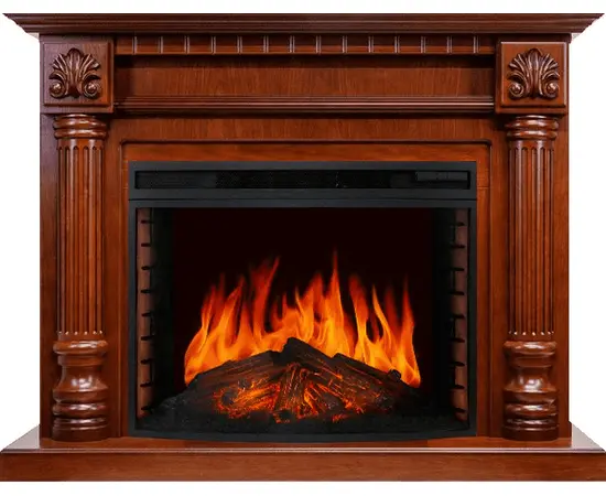 Каминокомплект Royal Flame Edinburg Орех с очагом Dioramic 33 LED FX