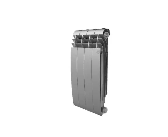 Royal Thermo Biliner Alum 500 Silver Satin х4, Количество секций (шт): 4