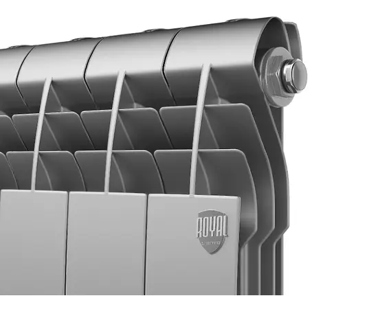 Royal Thermo Biliner Alum 500 Silver Satin х8, Количество секций (шт): 8, - 2