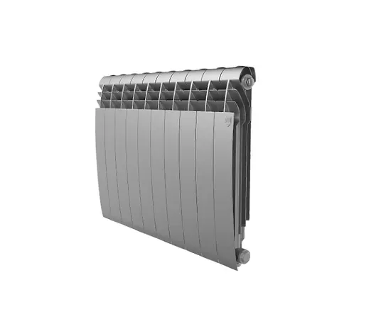 Royal Thermo Biliner Alum 500 Silver Satin х10, Количество секций (шт): 10