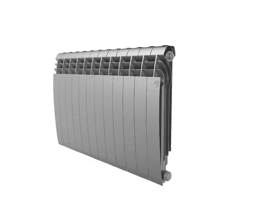 Royal Thermo Biliner Alum 500 Silver Satin х12, Количество секций (шт): 12