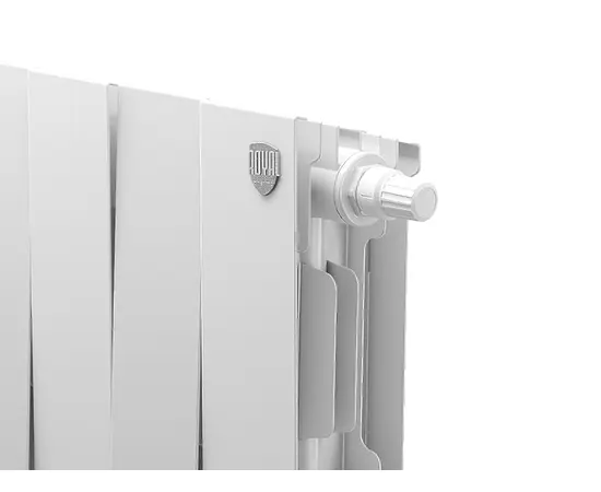 Royal Thermo PianoForte 200/Bianco Traffico х18 VD, Количество секций (шт): 18, Межосевое расстояние (мм): 200, Подключение: Нижнее, - 4