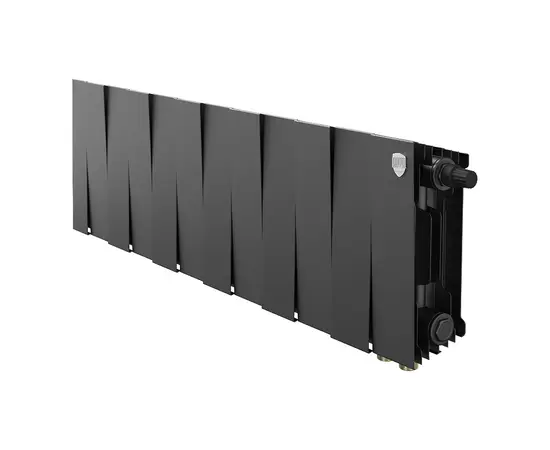 Royal Thermo PianoForte 200/Noir Sable х20 VD, Количество секций (шт): 20, Межосевое расстояние (мм): 200, Подключение: Нижнее