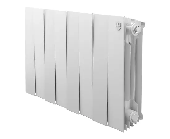 Royal Thermo PianoForte 300/Bianco Traffico х10, Количество секций (шт): 10, Межосевое расстояние (мм): 300, Подключение: Боковое