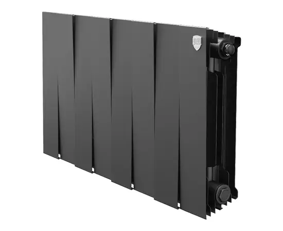 Royal Thermo PianoForte 300/Noir Sable х8, Количество секций (шт): 8, Межосевое расстояние (мм): 300, Подключение: Боковое