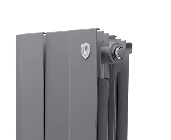 Royal Thermo PianoForte 300/Silver Satin х8, Количество секций (шт): 8, Межосевое расстояние (мм): 300, Подключение: Боковое, - 5