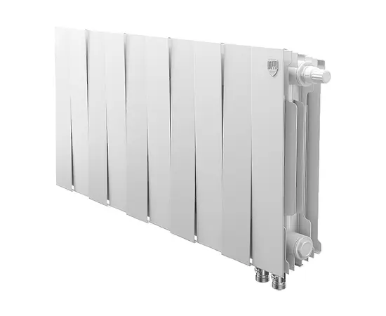 Royal Thermo PianoForte 300/Bianco Traffico х16 VD, Количество секций (шт): 16, Межосевое расстояние (мм): 300, Подключение: Нижнее